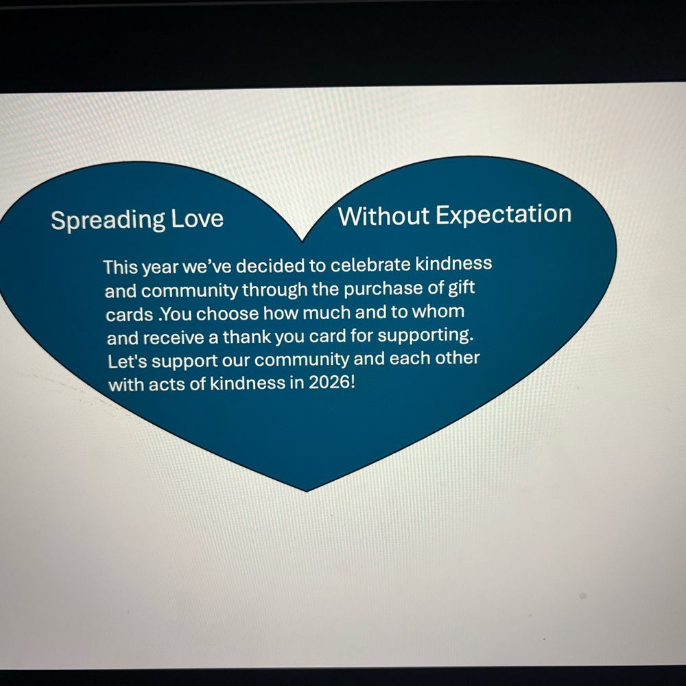 For love and community
